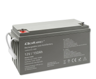 Qoltec Akumulator AGM | 12V | 150Ah | max. 2250A | 40.1kg - 1171205 - zdjęcie 1